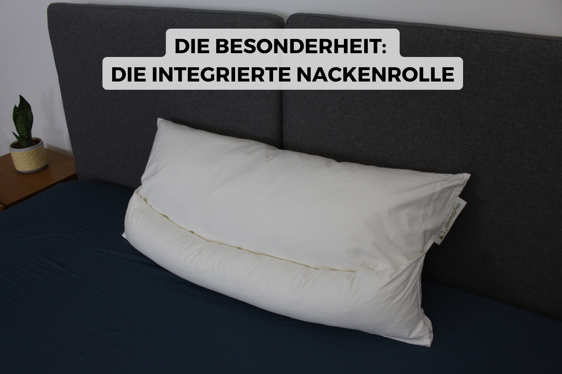 mySheepi spezielle Form mit Nackenrolle